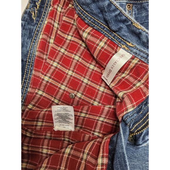 EDDIE BAUER FLANNEL LINED BOYFRIEND RELAXED JEANS SIZE 10 - Picture 10 of 11
